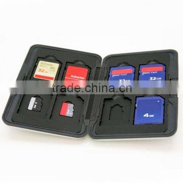 SW1301 Silver Micro SD MicroSD TF Card Holder SDXC Storage Holder Memory Card Case Bag Protector Metal Aluminum photo-4