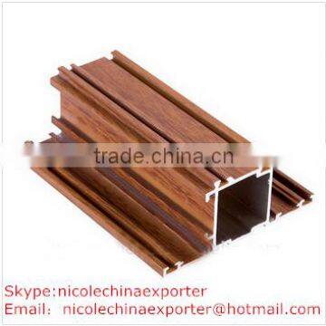 Best price for wooden grain aluminum profiles