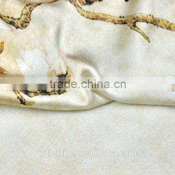 OEM Assured Digital Printed 100 Silk Stretch Satin Fabric photo-3
