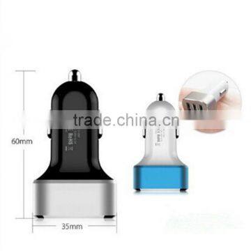 5.2A 3 port USB car charger for tablet pc and mobile phone car charger