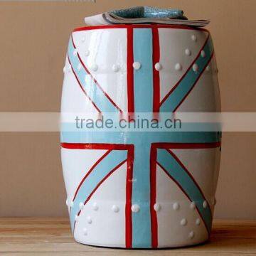 Wholesale Ceramic Squat Chinese Antique Porcelain Garden Stool Jingdezhen photo-2