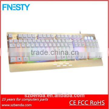 Gaming Keyboard Led 7 Colors Backlight Gaming Keyboard