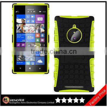 Keno Heavy Duty Shockproof Combo Hybrid Back Cover For Nokia Lumia 830 Kicstand Case