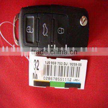 TOngda Hot sale 3 button folding key shell, key blank for VW or Passat