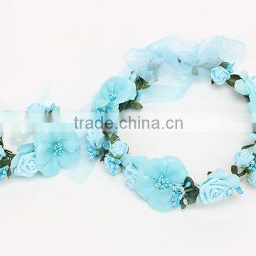DSFG001C Hot Diy Flower Crown Garland Children's Hair Accessory Head Band/ Hair Band photo-3