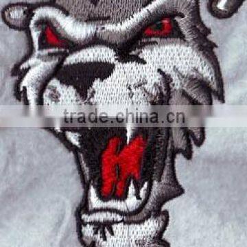 Lion embroidery patch for kids clothing.