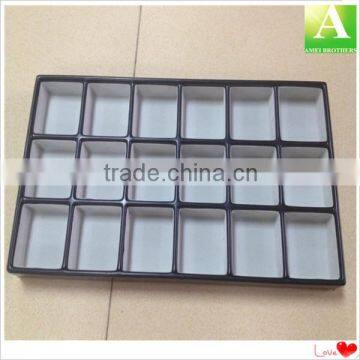 Custom Vacuum Formed ps Compartments Tray With Flocking photo-4