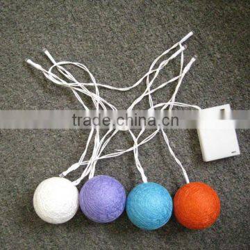 diameter 6cm bright battery operated cotton ball