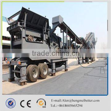 Jaw type mobile crusher station HM1349EE86 by HMBT for sale