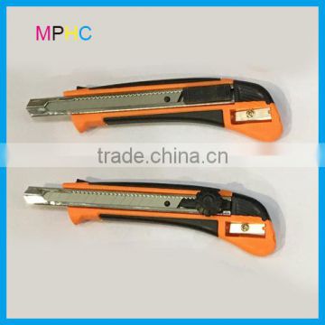 Plastic ABS TPR Handle Cutter Knife with Pencil Sharpener