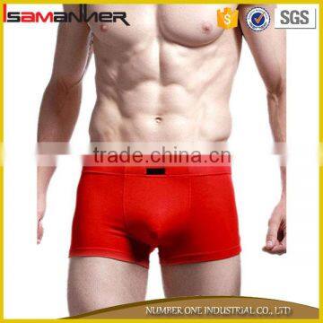 Wholesale soft lightweight 10% spandex 90% cotton boxer briefs for men