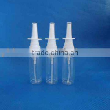 20ml PET fine nasal spray pump bottles with sprayer pump