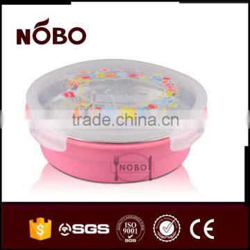 Child Colorful 3 Compartment Lunch Box With Lid photo-4