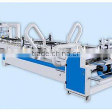 Corrugated carton box auto folder gluer machine/cardboard making machine