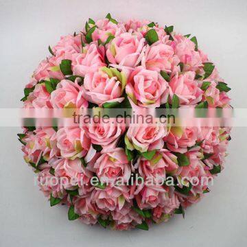 Hot sale cheap silk rose balls wedding