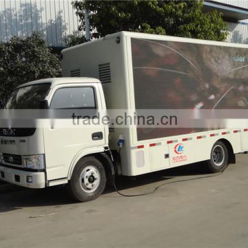 Dongfeng 4x2 small digital led mobile billboard truck for sale