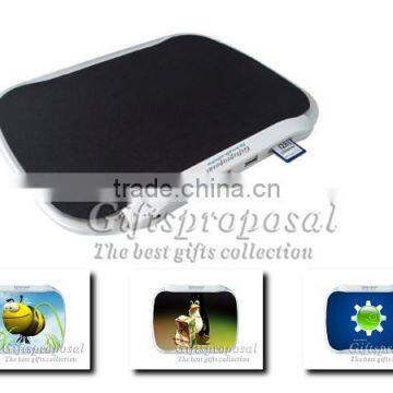 Mouse pad with Mic & USB hub&card reader function