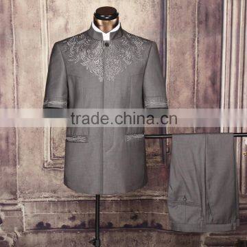 New stylish fashion latest men short sleeve suits