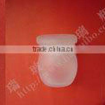 NEW HOT BEST glass jam jars with decorative lid frosted glass bottle for sale