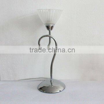 contemporary dressing glass metal table light