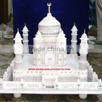 Handcrafted Marble Taj Mahal Replica