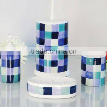 Popular Ceramic Houseware decor Home Bath set accessories