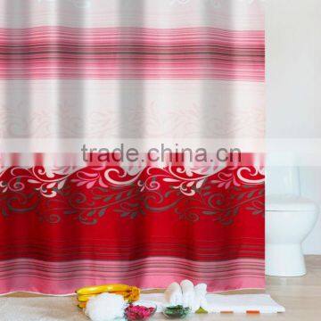 New printed Polyester christmas promotional shower curtain