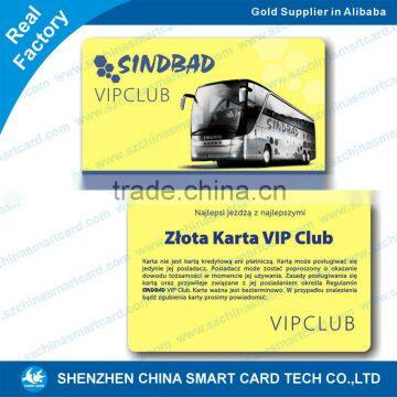 cr80 54*86mm glossy printed plastic pvc library card