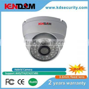 New model cctv camera four in one camera 1.0Megapixel support hd TVI camera CVI/CVBS/AHD cctv camera