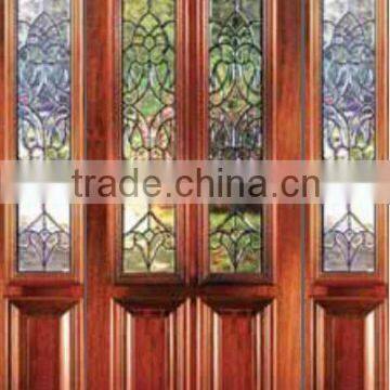 Glass Inserts Main Door Designs For House DJ-S9212MST-7