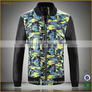 Sublimation Printing Custom Design Baseball Camo Jackets Wholesale For Man