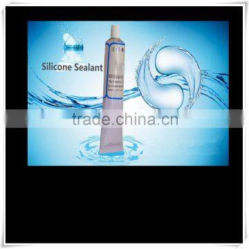 A single dose of silicone sealant based clear waterproof ceramic tile adhesive