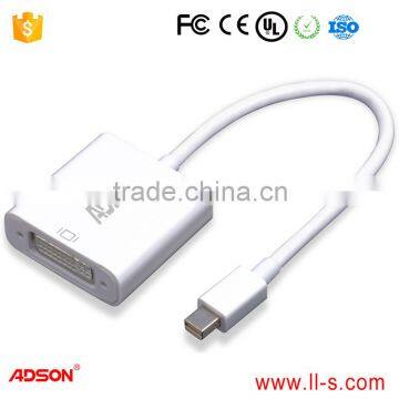 ADS-6329 Mini DP to DVI Adson Gold Plated Mini DisplayPort to DVI male to female adapter converter