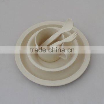 Eco-friendly Bamboo Fiber Kids Dinner Sets photo-6
