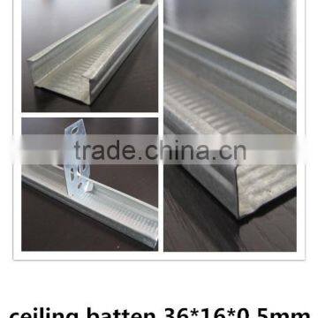 Australia system galvanized steel 16mm ceiling batten