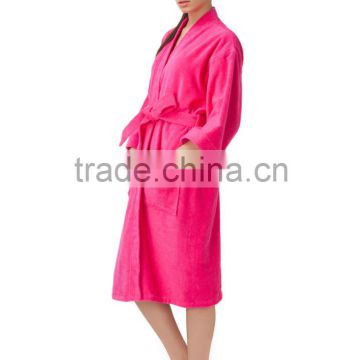 Wholesale cheap cotton women bathrobe