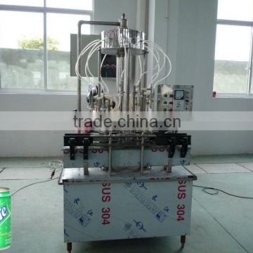 Automatic Carbonated Drinks Cans Filling Machine Production Line