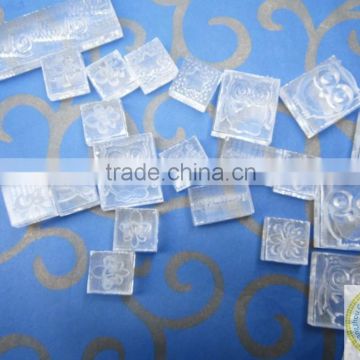 Custom logo inking making clear soap stamps