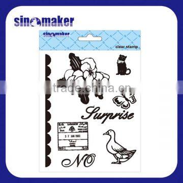 fantastic customized clear stamp set children's toy