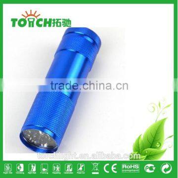 Hot Sale Mini 9 Leds Super Bright Aluminum Alloy Waterproof Mini 9 Leds Lamp for 3*AAA Battery Emergency Flashlight photo-4