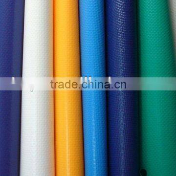 PVC coated tarpaulin polyester fabric for truck train cover tent awning etc