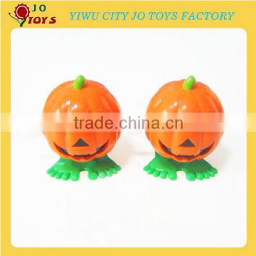 Plastic Wind Up Halloween Pumpkin Toy