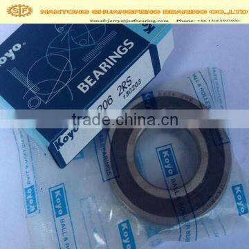 black rubber sealed bearing KOYO 6200 2rs Ball Bearing 6202