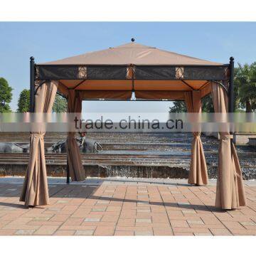 Cast aluminum outdoor frame pavilion gazebo tents for sale 3X3m JJBH-22