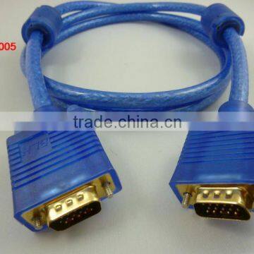 2 filters male to male VGA Cable