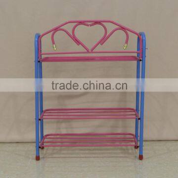 Racks Shoe Hottest 20 Pairs 4 Layer Cheap Metal Pipe Stacking Shoe Rack photo-2