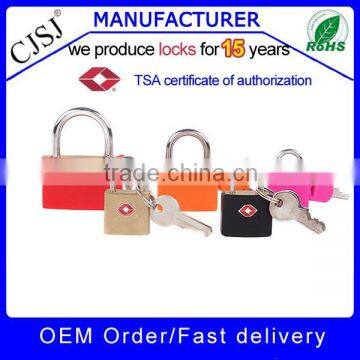 TOP QUALITY!! OEM Factory Wholesale Luggage TSA Rectangle Padlock