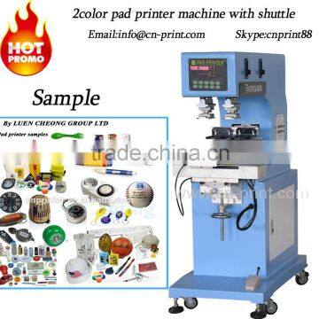 two color printing machine cap logo printer bottle caps printing machine LC-PM2-150T