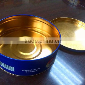 Packing round tin box height adjust for free