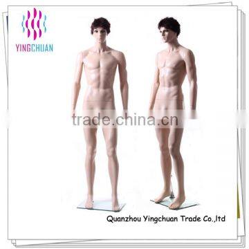 Skin color full body make up suit man plastic mannequin